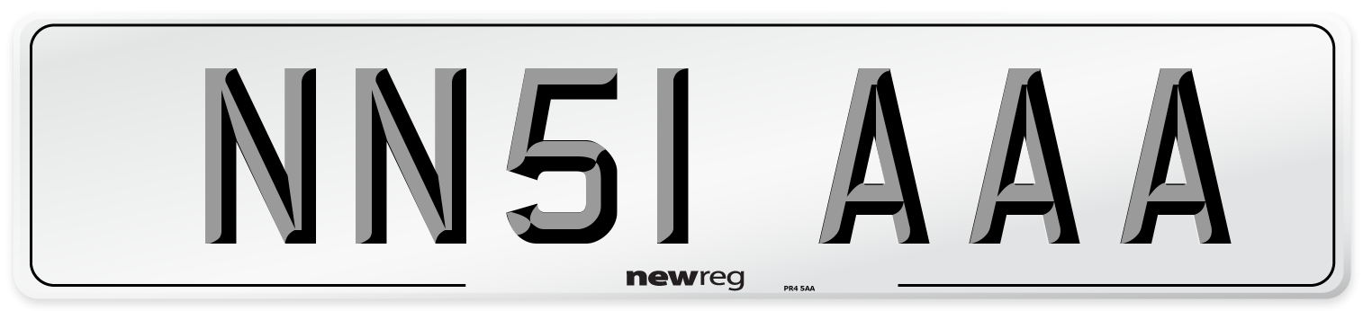 NN51 AAA Number Plate from New Reg